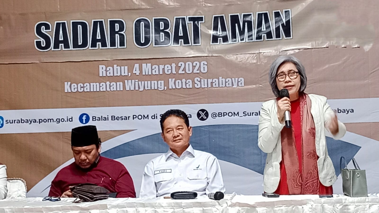 Edukasi Konsumsi Obat dan Makanan Aman, Indah Kurnia Gandeng BBPOM Surabaya
