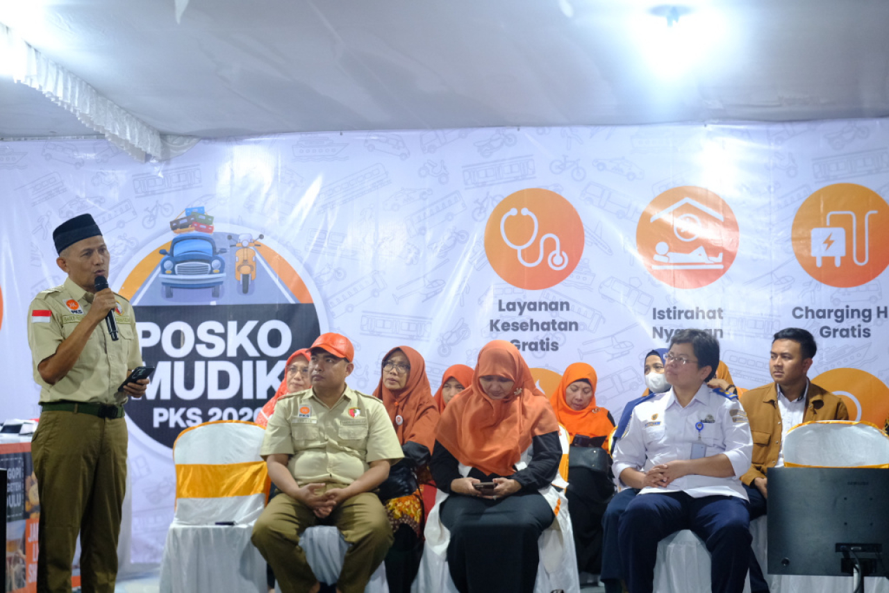 PKS Jatim Dirikan Posko Mudik di Bungurasih, Sediakan Layanan Pijat hingga Bantuan Transportasi