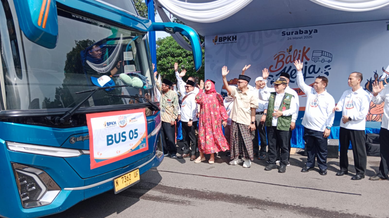 BPKH Berangkatkan 675 Perantau dari Surabaya, Program Balik Kerja Jadi Energi Baru Usai Lebaran
