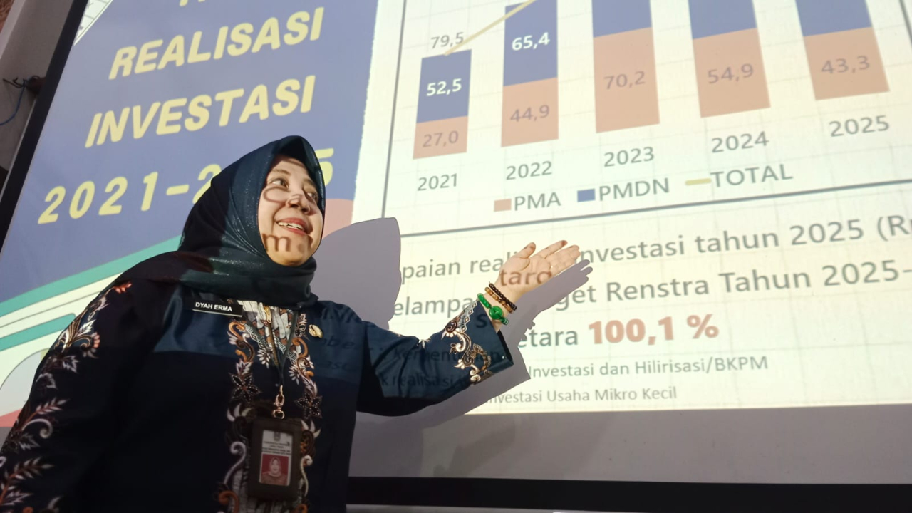 Kepala Dinas Penanaman Modal dan Pelayanan Terpadu Satu Pintu (DPMPTSP) Jawa Timur, Dyah Wahyu Ermawati