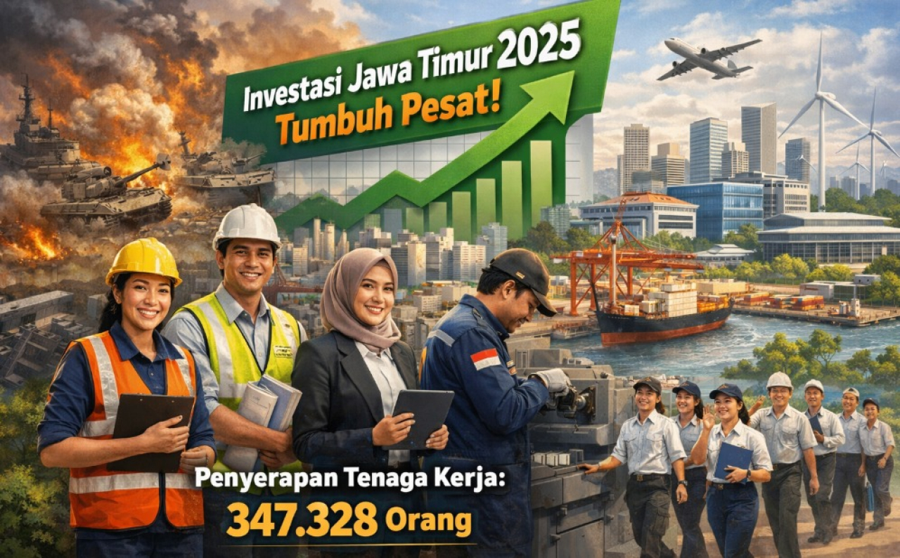 Investasi Jatim Tangguh di Tengah Gejolak Global, Serap Ratusan Ribu Tenaga Kerja