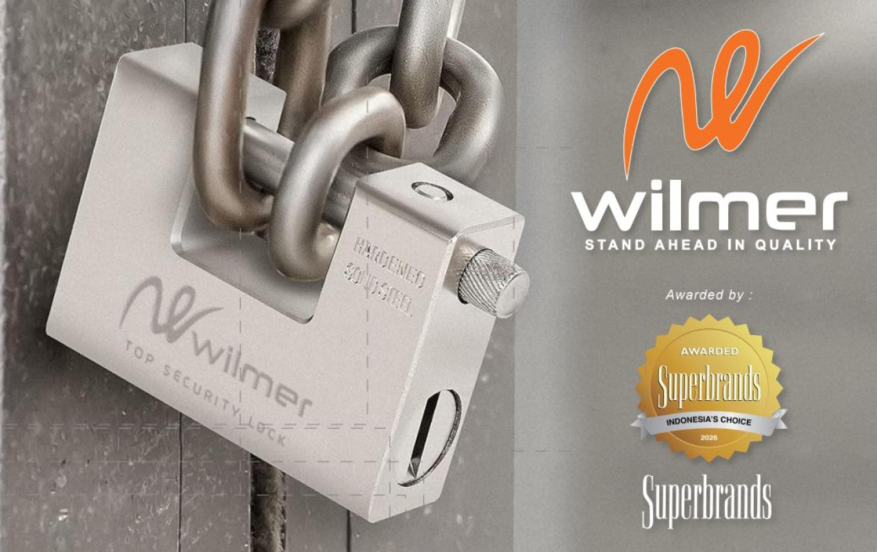 Wilmer Raih Superbrand 2026, Perkuat Posisi di Industri Keamanan Gembok
