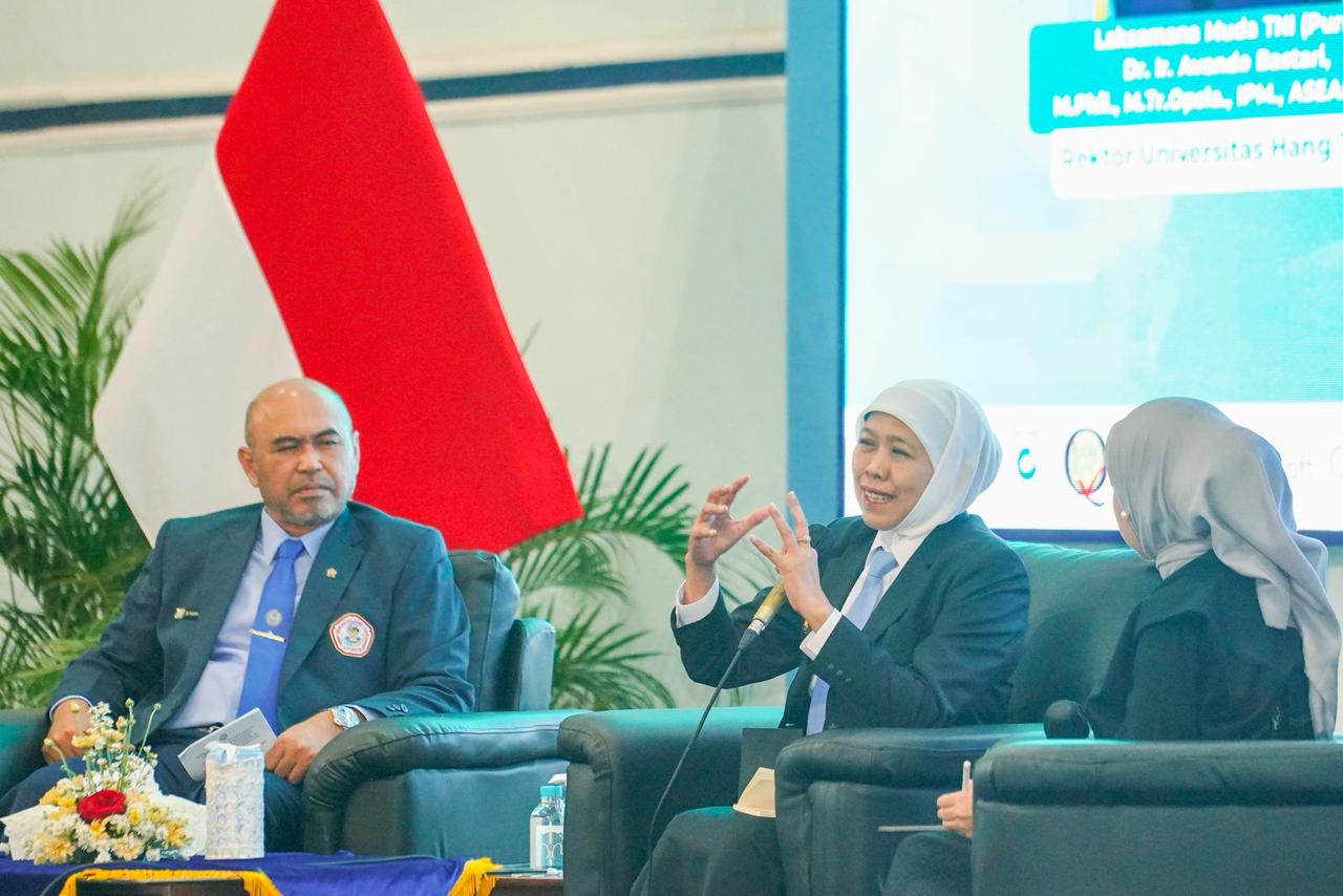 Bangun Kekuatan Maritim Nasional, Khofifah Gandeng Universitas Hang Tuah Cetak SDM Unggul