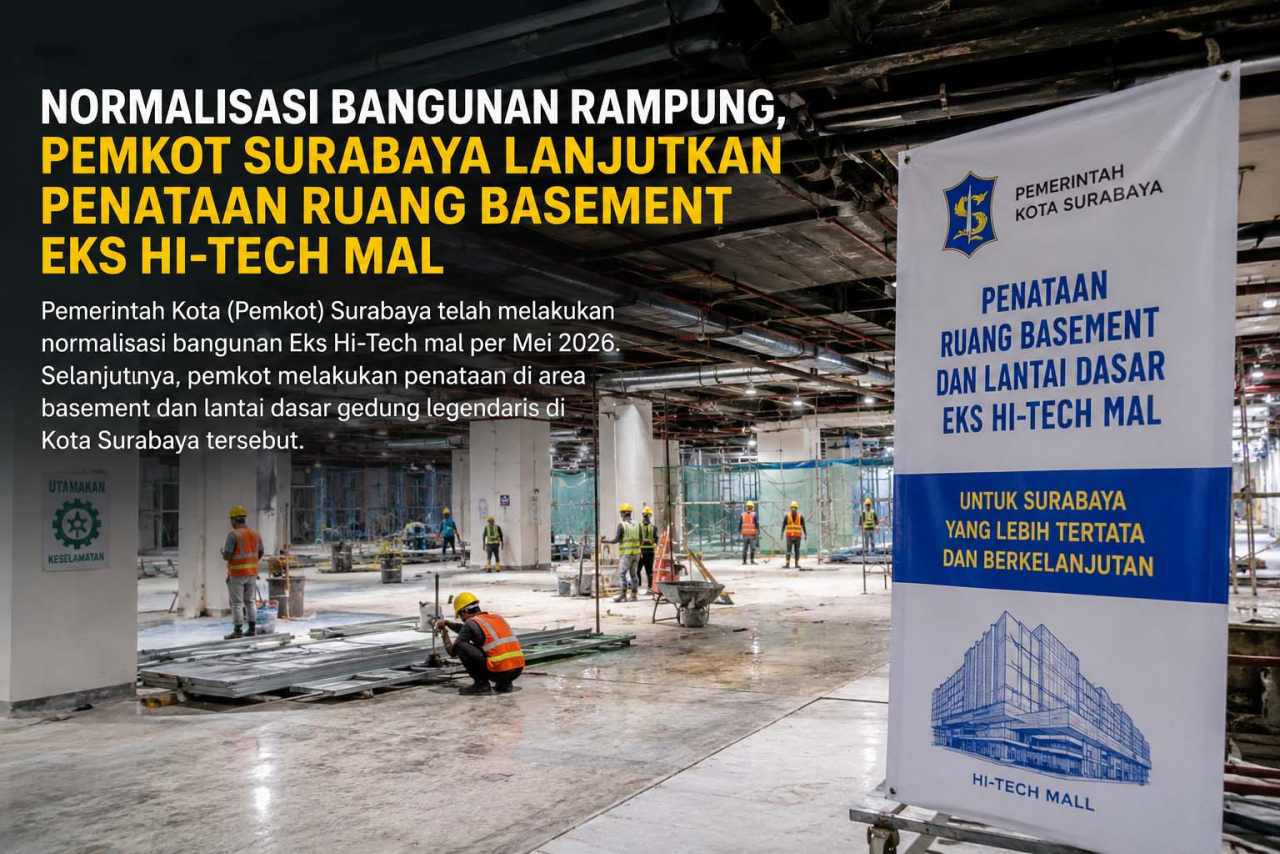 Pemkot Surabaya Kebut Penataan Eks Hi-Tech Mal, Siap Jadi Rumah Baru Industri Kreatif