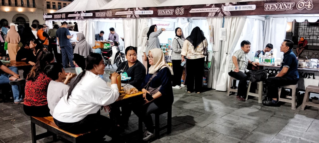 Festival Kopi dan Ekonomi Kreatif Hidupkan Kota Lama Surabaya, UMKM Lokal Panen Promosi