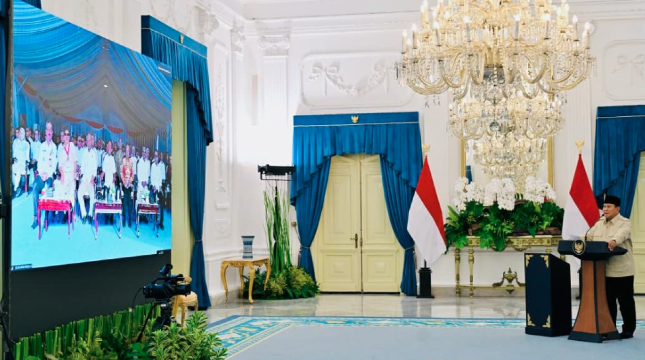 Presiden Prabowo Subianto secara resmi memulai groundbreaking Proyek Strategis Nasional (PSN) Liquefied Natural Gas (LNG) Abadi Masela pada Kamis, 16 Juli 2026. Foto: BPMI Setpres/Laily Rachev