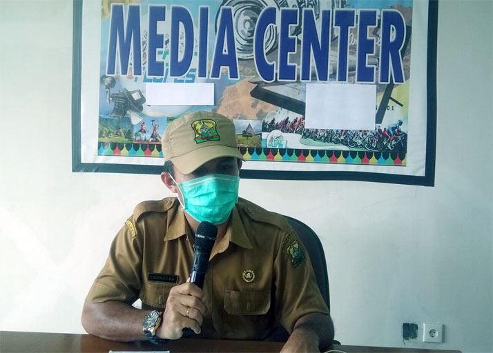 Jubir Gugus Tugas Penanganan Covid-19 Kabupaten Manggarai, Lodovikus D. Moa 
HMP/POLCE