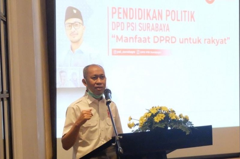 Plt Ketua DPD PSI Surabaya Yusuf Lakaseng. (ANTARA Jatim/HO-Istimewa/FA)