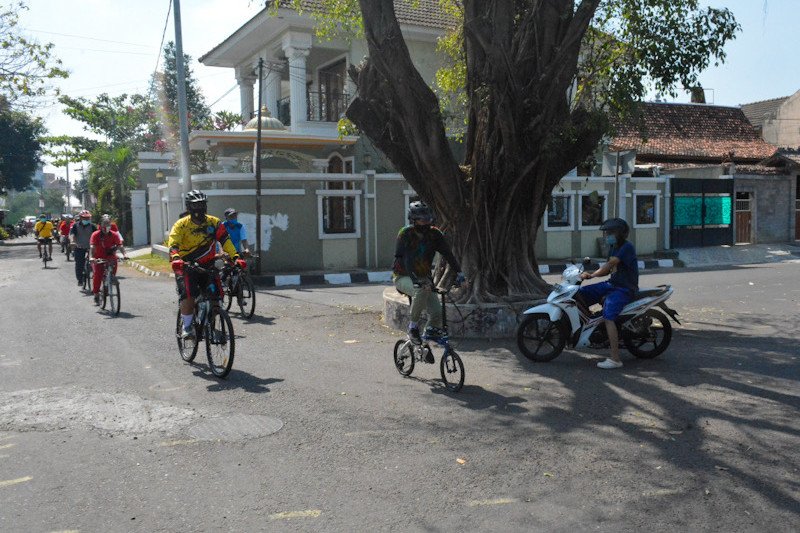 Salah satu rute wisata sepeda yang akan dilalui di Kota Yogyakarta. (HO-Humas Pemkot Yogyakarta)

