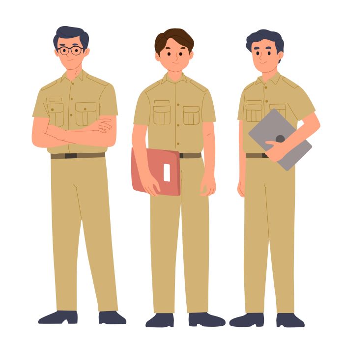 Ilustrasi pejabat.