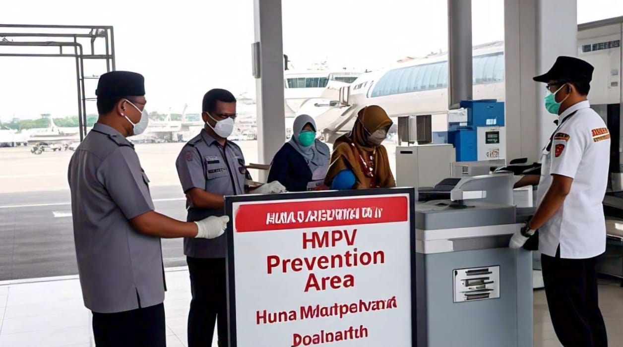 Foto ILUSTRASI : langkah antisipatif untuk mencegah penyebaran Human Metapneumovirus (HMPV), sebuah wabah yang dilaporkan sedang merebak di China