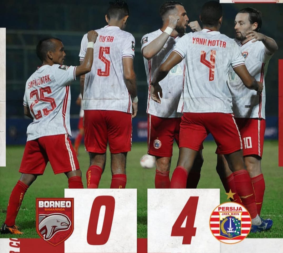 Pesta Gol ke Gawang Borneo, Persija Buka Kans Lolos ke Fase Berikutnya