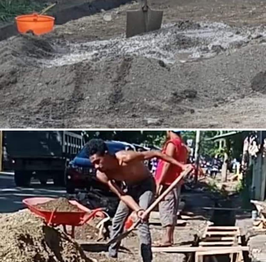 Pekerjaan saluran drainase di Desa Fatce, Kabupaten Kepulauan Sula (Kepsul), Provinsi Maluku Utara (Malut)  menuai perhatian Publik. HMP.CHO