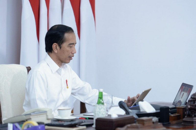 Presiden minta program penurunan angka stunting dilanjutkan. ANTARA/Biro Pers Setpres


