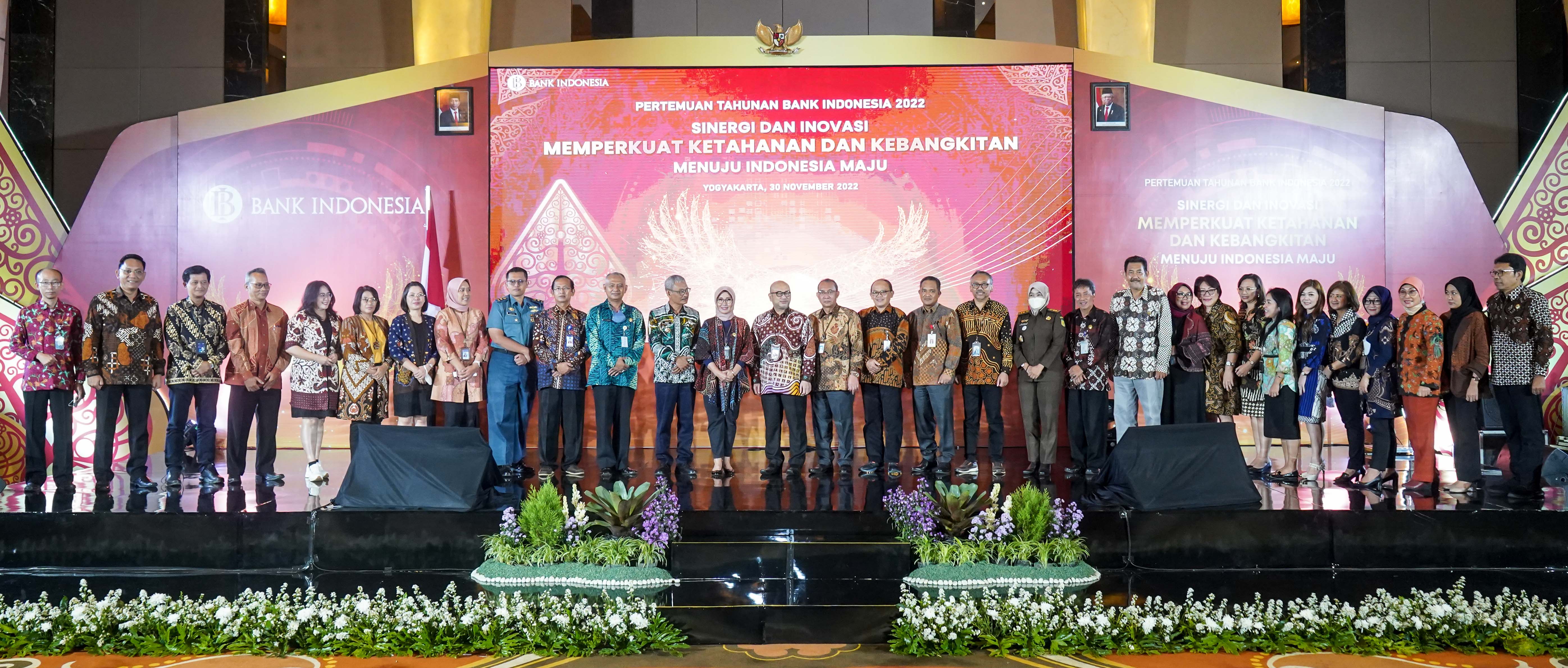 Gubernur DIY Sri Sultan Hamengku Buwono X pada Pertemuan Tahunan Bank Indonesia (PTBI), Rabu (30/11) di Jakarta Convention Center, DKI Jakarta.