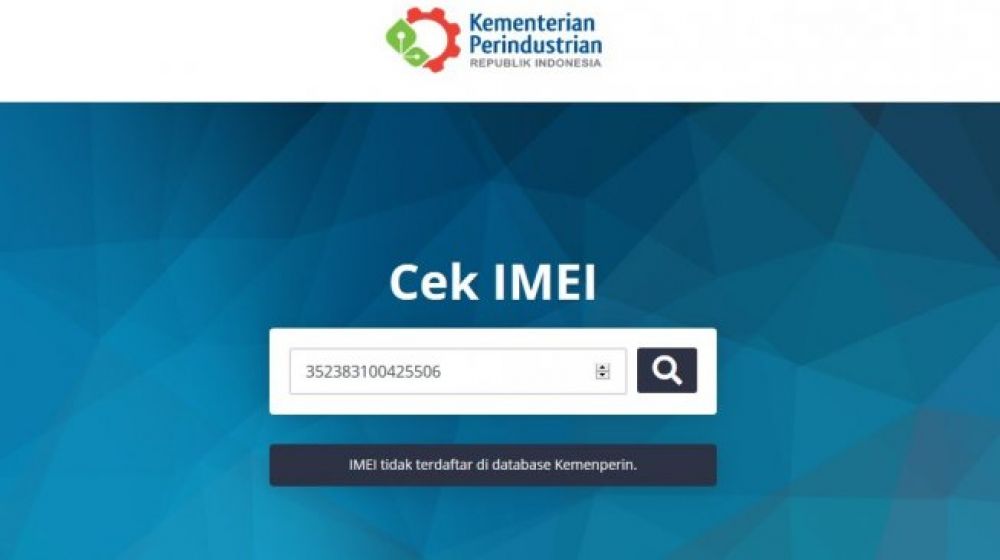 Gawai baru harus cek IMEI. Foto: Kemenperin.go.id