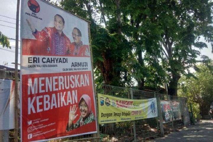 KPU Setujui Foto Wali Kota Risma Dipasang di APK Eri-Armuji
