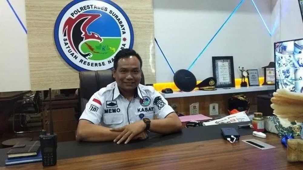 Kasatresnarkoba Polrestabes Surabaya AKBP Memo Ardian. (foto : hmp)