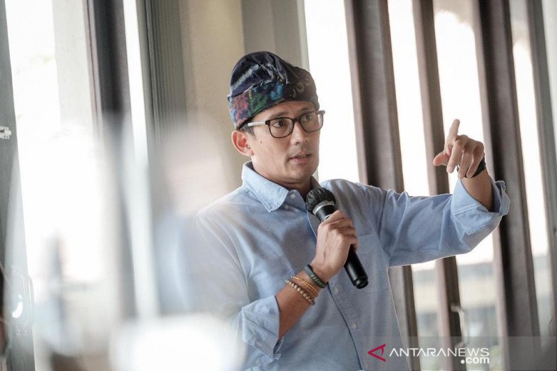 Menteri Pariwisata dan Ekonomi Krearif/Kepala Badan Pariwisata dan Ekonomi Kreatif Sandiaga Salahuddin Uno. ANTARA/HO-Birkom Kemenparekraf

