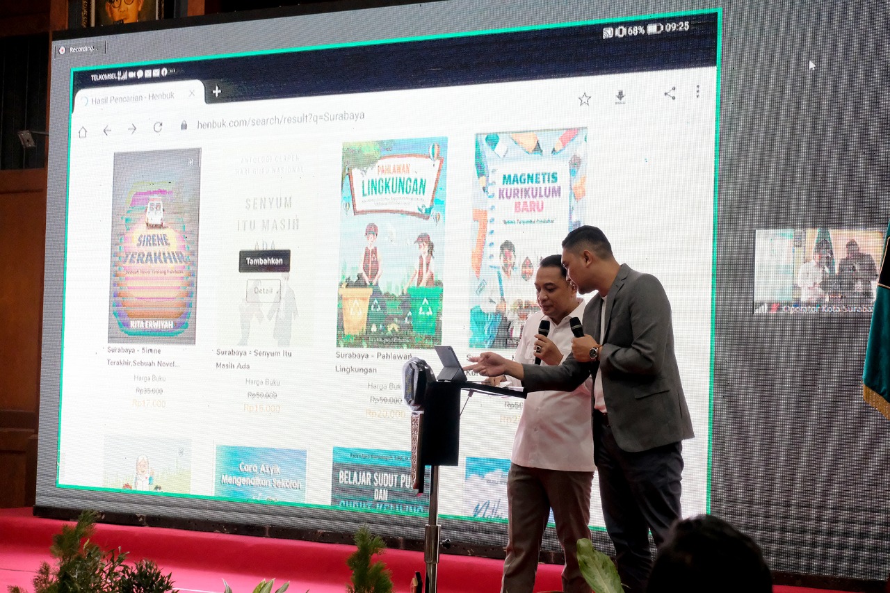 Pemkot bersama Henbuk Marketplace pun menggelar sosialisasi kepada semua guru Surabaya, Kamis (11/8/2022). 