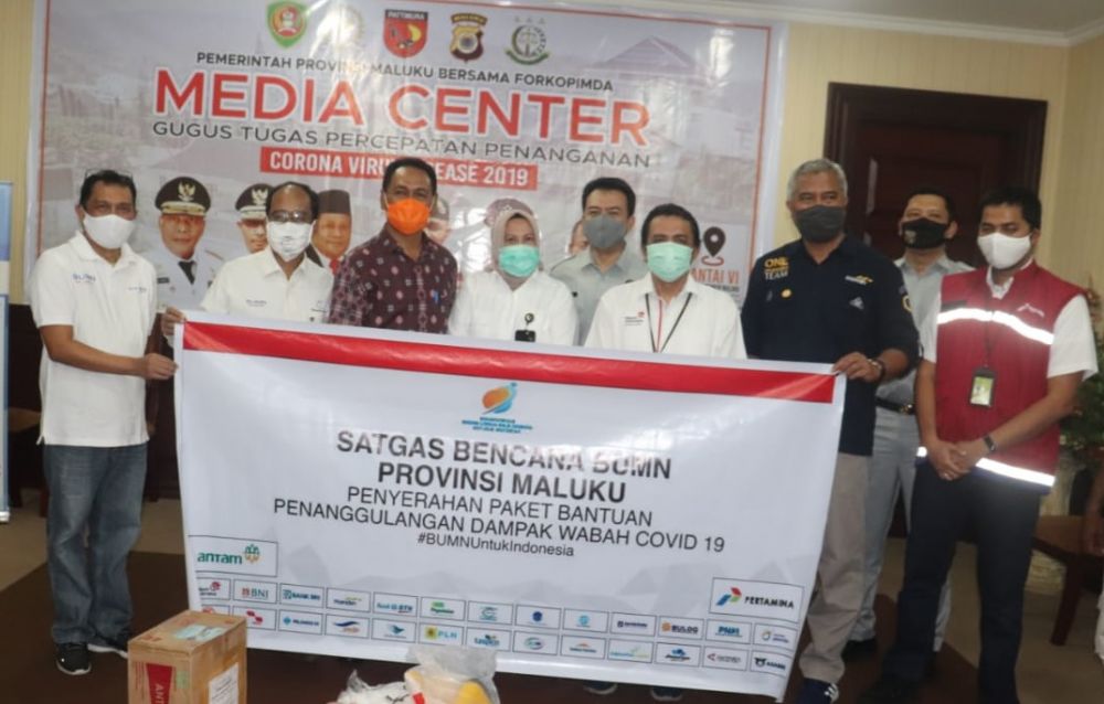 BUMN di Maluku peduli penanganan COVID-19 (Foto: ist)