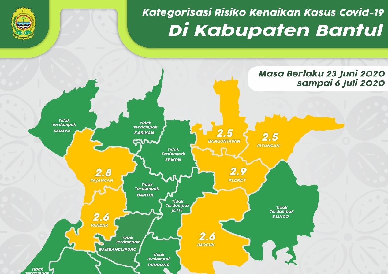 Peta sebaran Covid-19 (Foto: ist) 