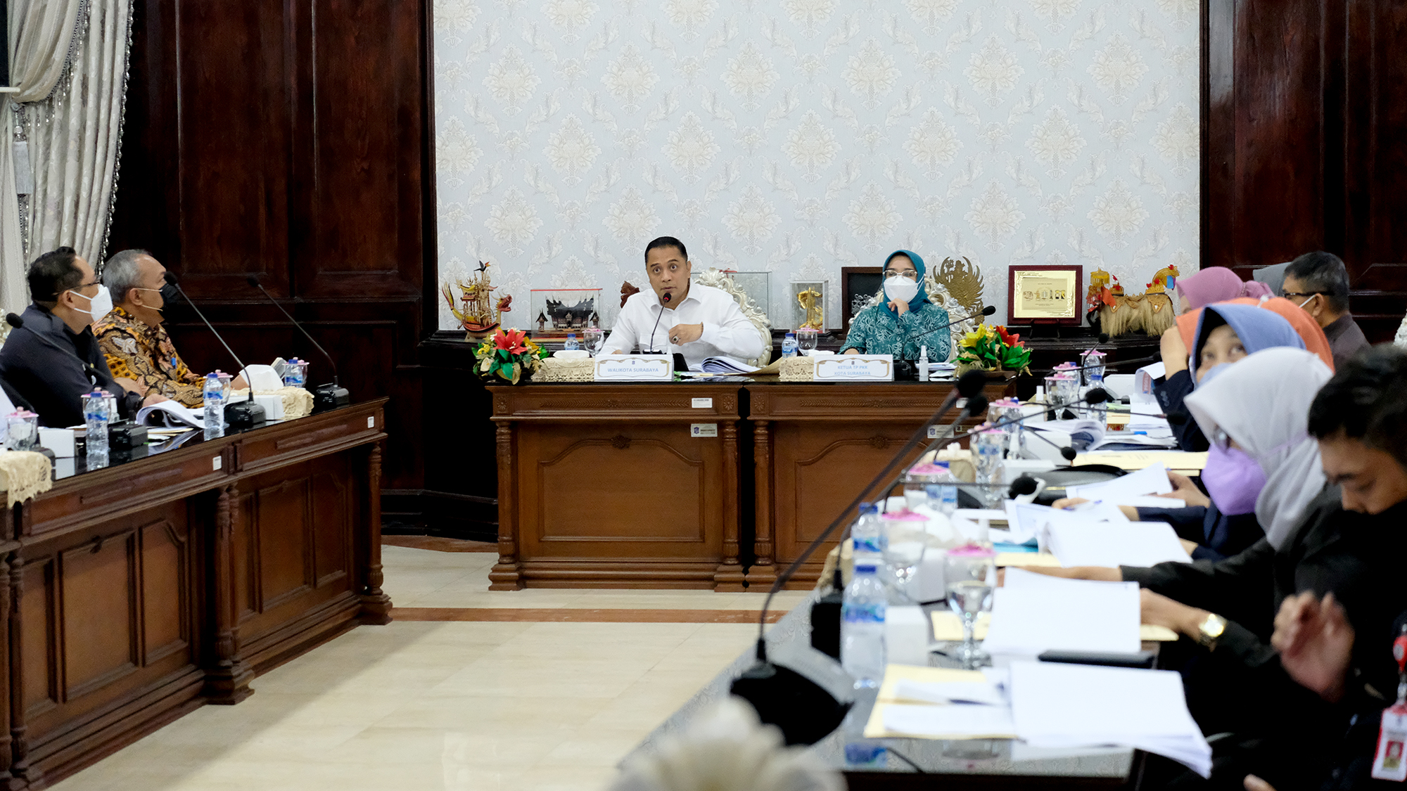 Wali Kota Eri Cahyadi paparkan Percepatan Penurunan Stunting di Surabaya dalam Penilaian Kinerja Aksi Konvergensi Percepatan Pencegahan Stunting Tahun 2022 