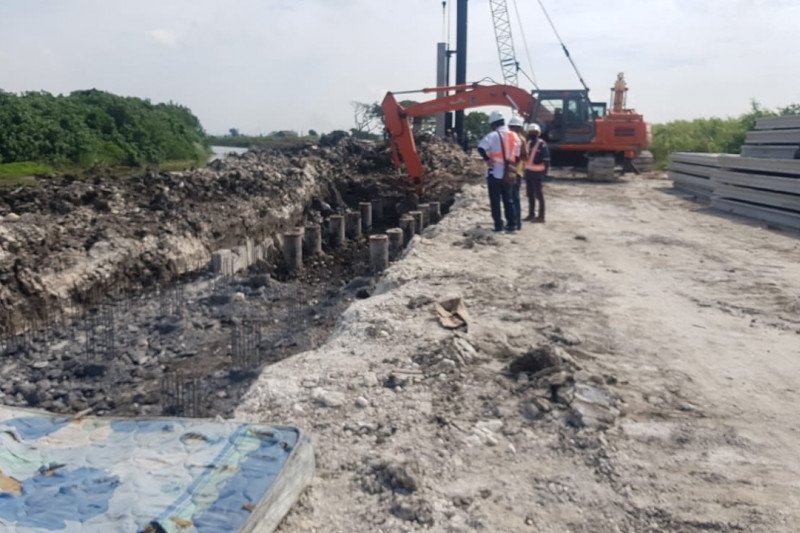 Proyek Tanggul Kali Lamong Senilai Rp 100 Miliar Dikerjakan Januari