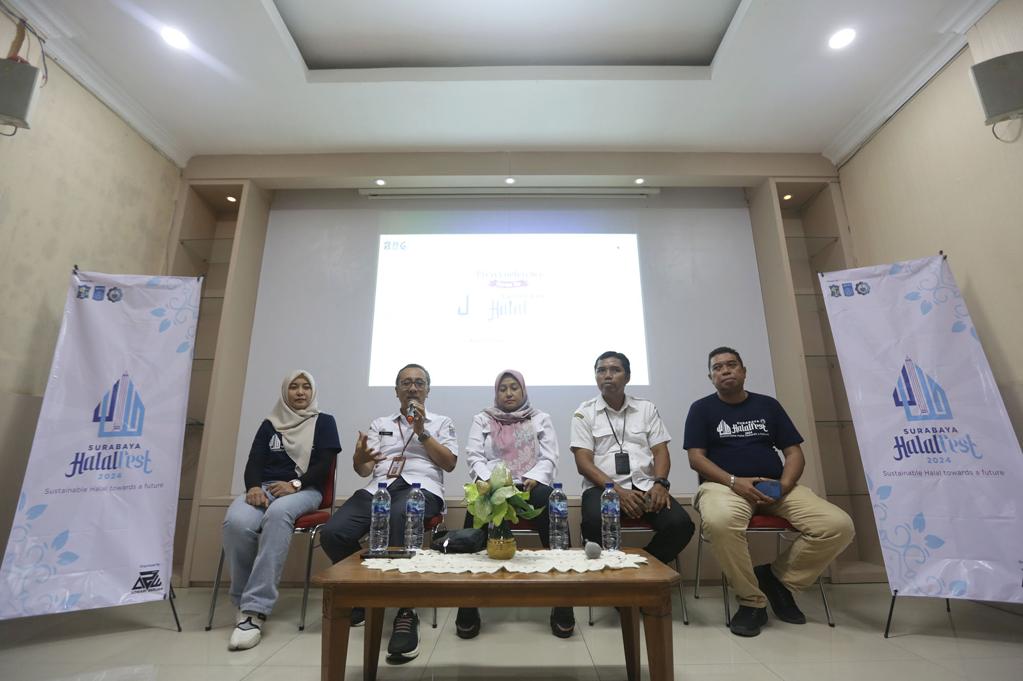 Pemkot Surabaya bersama Alumni Institut Sepuluh Nopember Surabaya (IKA ITS) akan menggelar Surabaya Halal Fest 2024