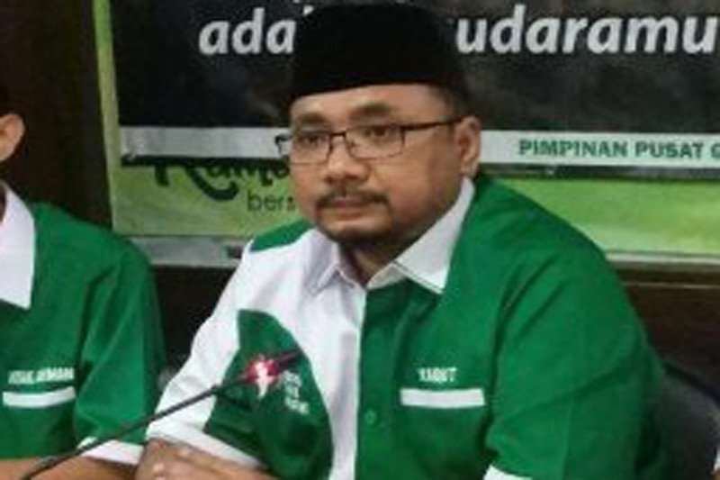 Ketua Umum PP GP Ansor Yaqut Cholil Qoumas. (/)