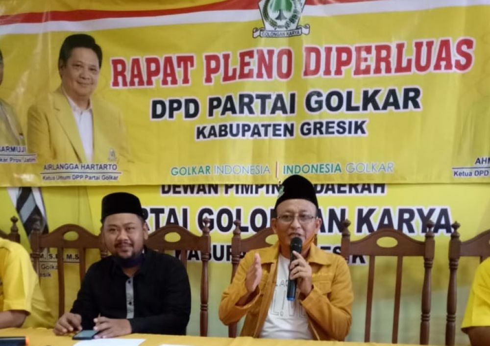  Rapat Pleno Diperluas DPD Partai Golkar Gresik (Foto: HMP/ist)