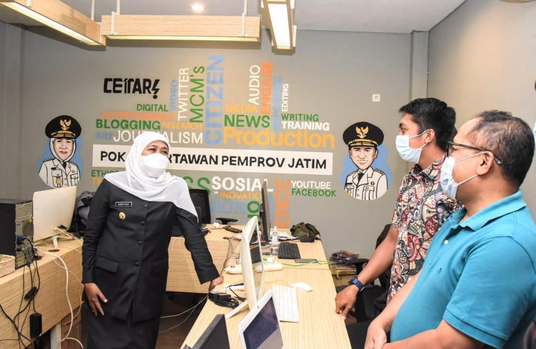 Gubernur Khofifah: Pers Terus Tingkatkan Kualitas Karya Jurnalistik