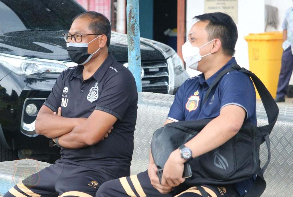 COO Bhayangkara Solo FC Kombes Pol Sumardji, SH (kiri). ist
