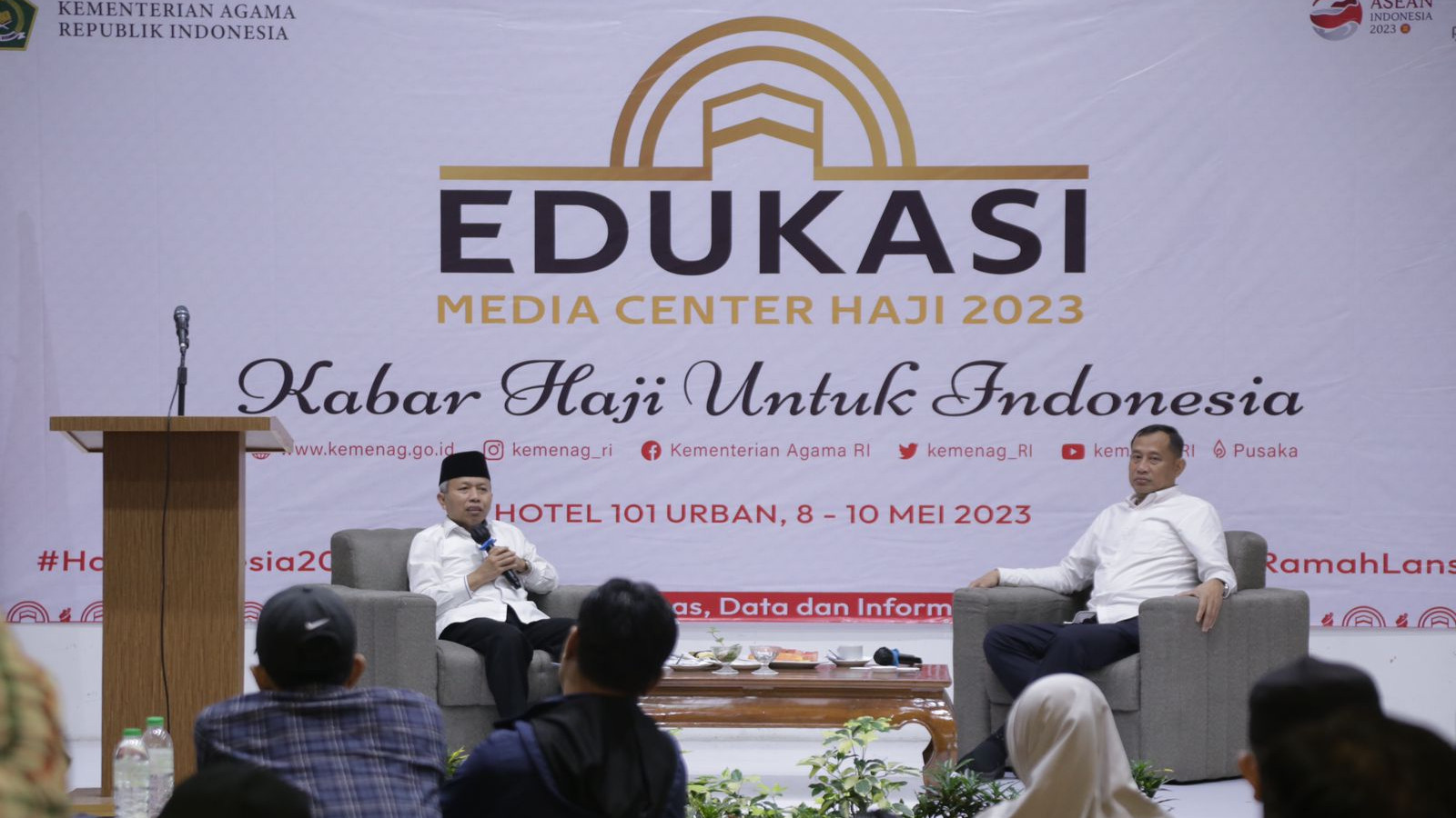 Sekretaris Jenderal Kementerian Agama Nizar berpesan agar para jurnalis yang tergabung dalam Media Center Haji 2023 (MCH 2023), dapat memberikan informasi secara faktual dan utuh.
