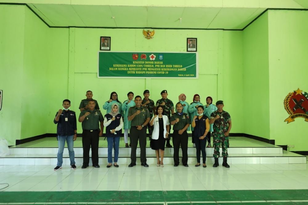 Satgas Pamrahwan Yonarmed 9 Kota Ambon. ( foto : cho )