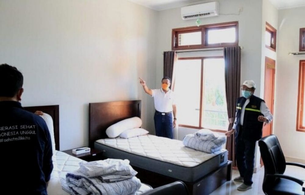 PMI Tiba, Gugus Tugas Covid-19 Bali Siapkan Gedung Diklat BPK