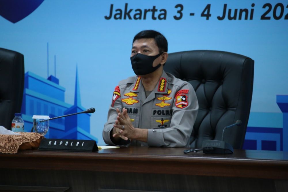 Kapolri Jenderal Polisi Idham Azis.