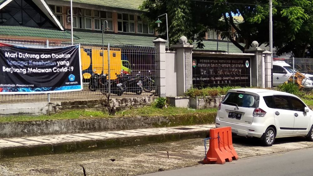 RSU dr Haulussy Ambon, tempat HI bekerja. (FOTO: HMP/BOY)