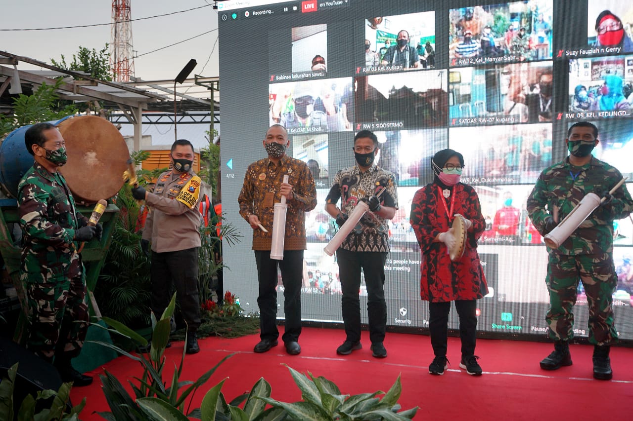 Launching Kampung Tangguh Semeru Wani Jogo Suroboyo (Foto: HMP/Tri Karyono)