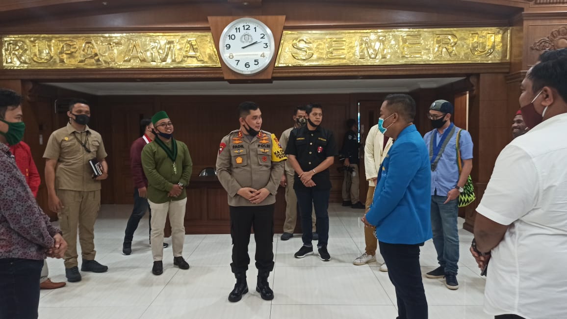 Audiensi Dengan Organisasi Mahasiswa, Ini Pesan Kapolda Jatim
