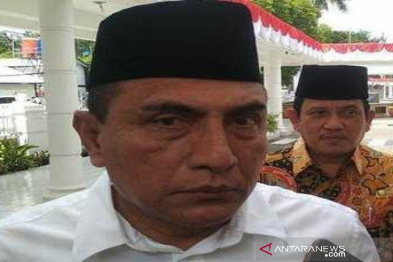 Ketua Satgas Penanganan CI ID-19 Sumut, Edy Rahmayadi. ANTARA/Evalisa Siregar

