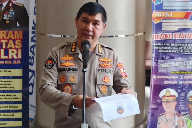 Kabag Penum Divisi Humas Polri Kombes Pol Ahmad Ramadhan. (ANTARA/ HO-Polri)