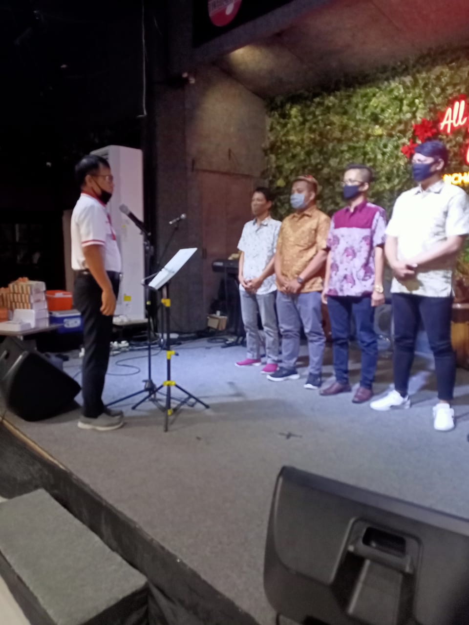 Ketua DPD PAPPRI Jatim Sastra Harijanto ketika melantik kepengurusan DPC PAPPRI Gresik periode 2020-2025, di Kantor DPD PAPPRI Jatim Jalan Tenggilis Mejoyo, Surabaya, Rabu (5/8/2020).
