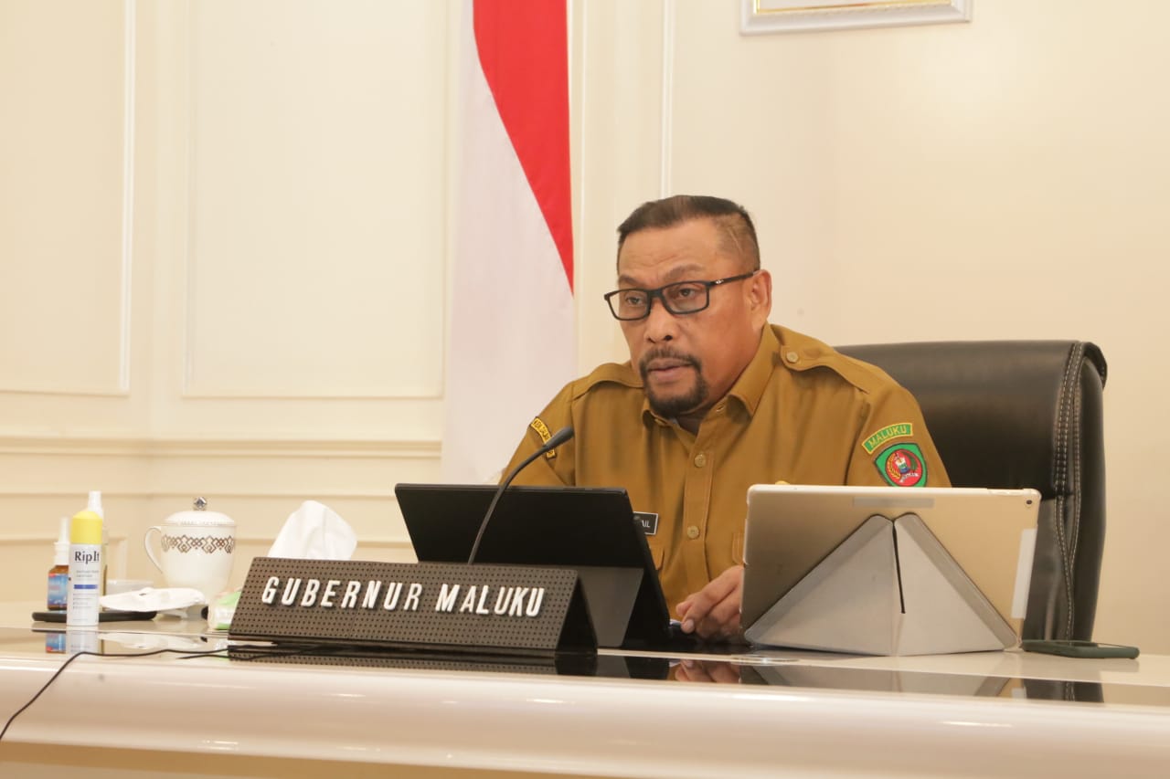 Gubernur Maluku  Murad Ismail. (FOTO: HMP/Boy)
