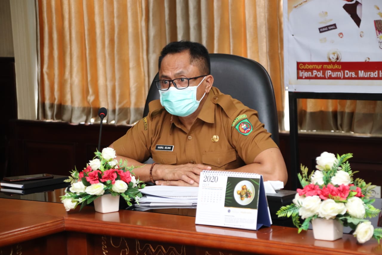 Ketua Pelaksana Harian Gugus Tugas Percepatan Penanganan Covid-19 Provinsi Maluku, Kasrul Selang. IST