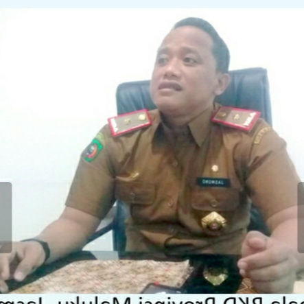  Jasmono Kepala Badan Kepegawaian Daerah  (BKD) Pemprov Maluku 
