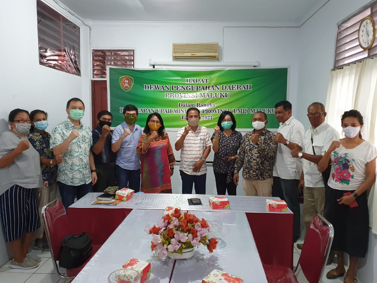 Penetapan upah minimum tahun 2021 pun dengan mempertimbangkan kondisi perekonomian. BOY/HMP