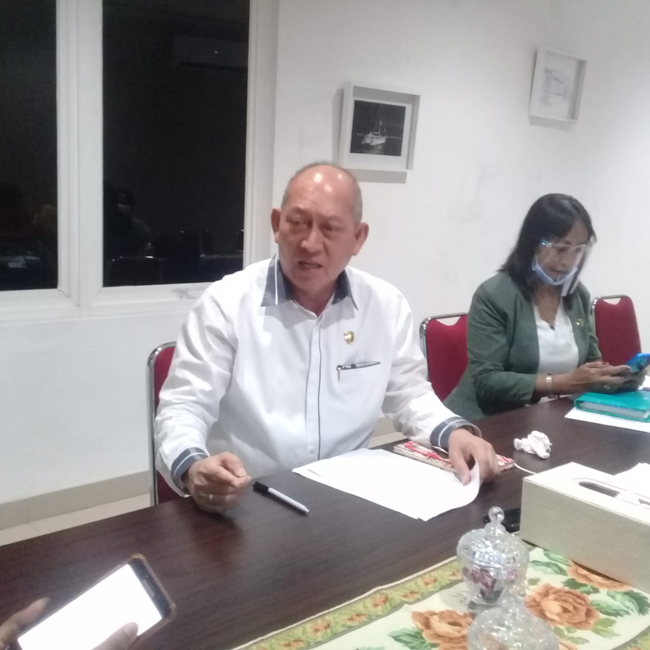 Dirut Perusahan Umum Daerah (PERUMDA) Panca Karya Rusdy Ambon.HMP/BOY