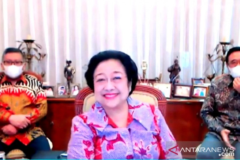  Ketua Umum PDIP Megawati Seoekarnoputri. ant