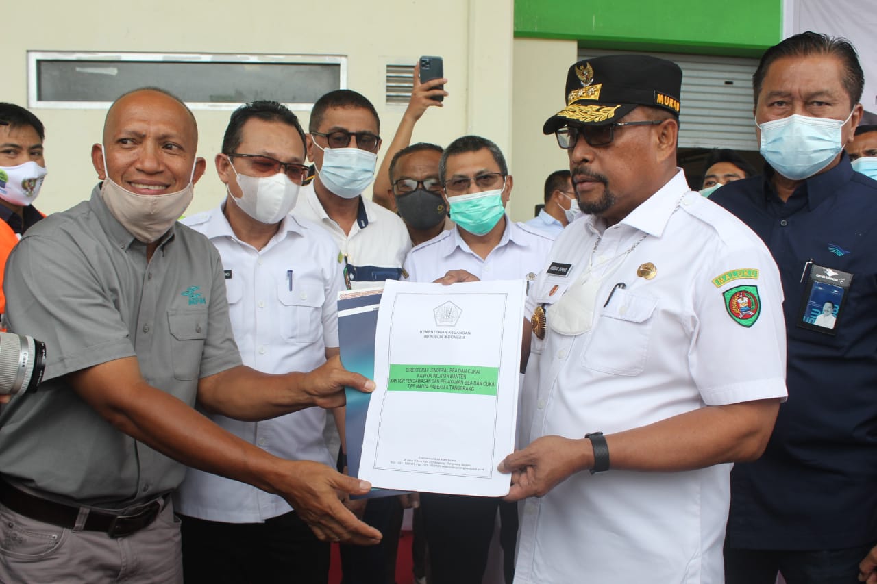 PT. Peduli Laut Maluku. Ikan yang diekspor sebanyak 15 ton, menggunakan pesawat Kargo Garuda Indonesia Citilink PK-GGC